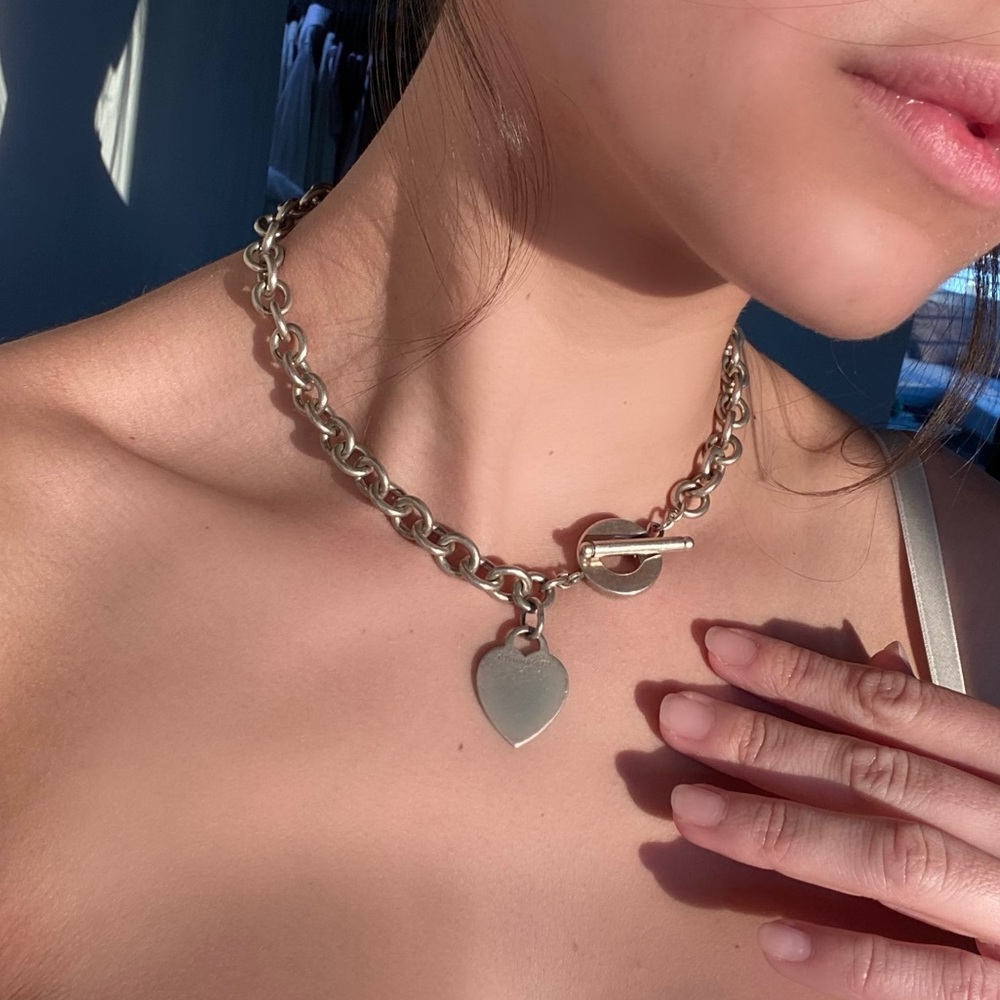 Tiffany & Co Heart Tag Toggle Necklace
